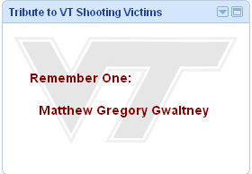 VT Shooting Victims Tribute
